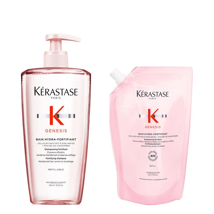 KIT KÉRASTASE SHAMPOO ANTIQUEDA BAIN HYDRA-FORTIFIANT COM REFIL